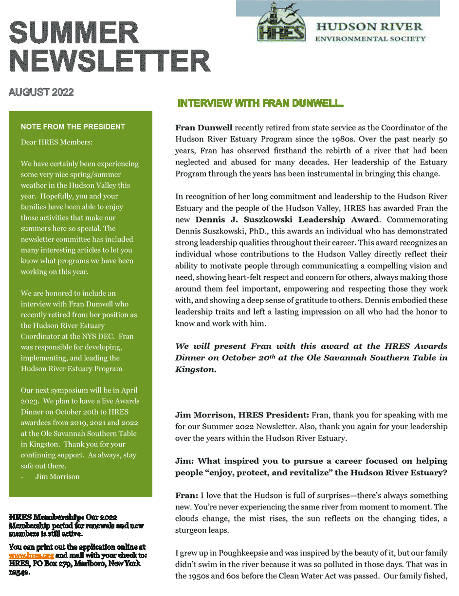 2022 Summer Newsletter